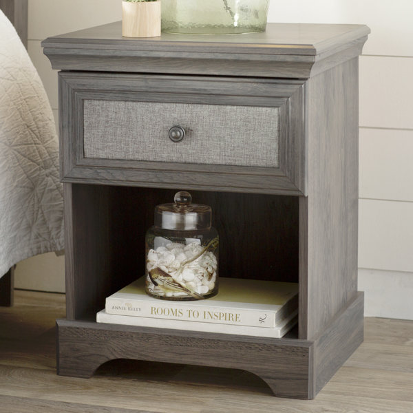 August Grove Middleton 1 Drawer Nightstand & Reviews Wayfair